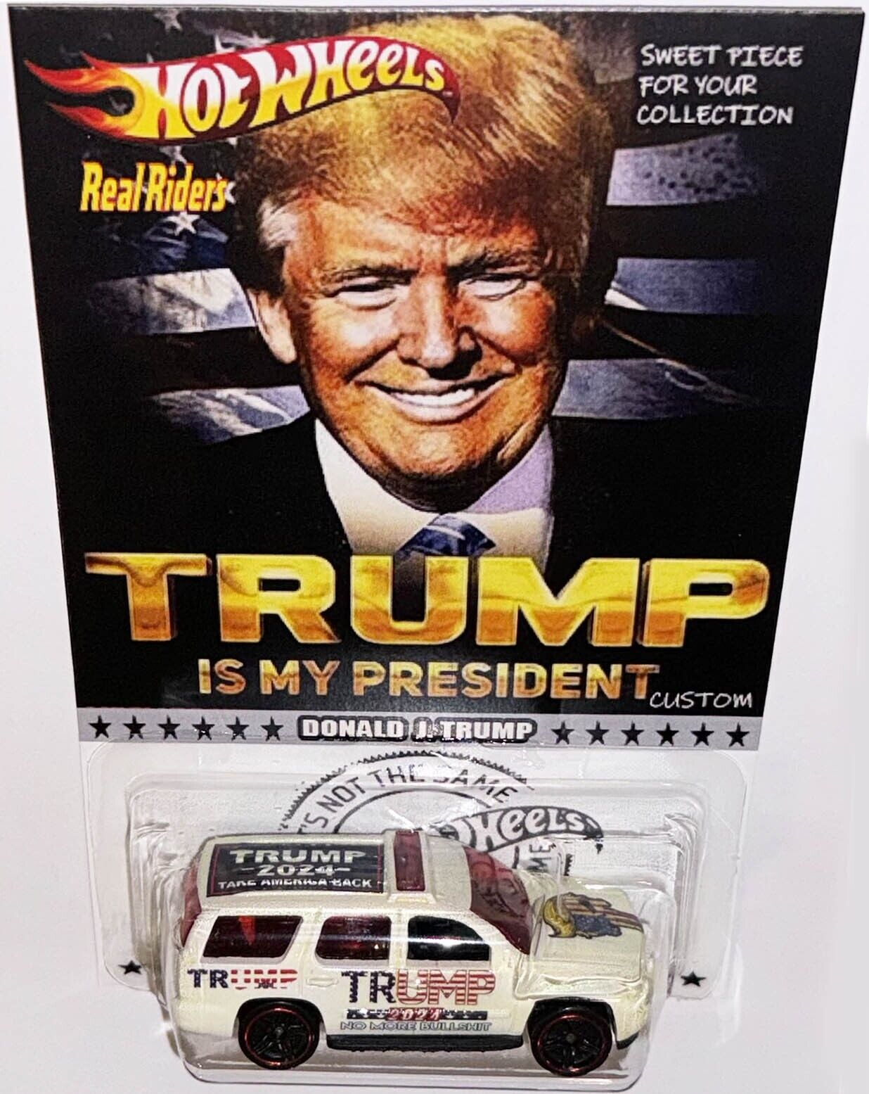 2007 Chevy Tahoe Custom Hot Wheels Car Trump is My President Series