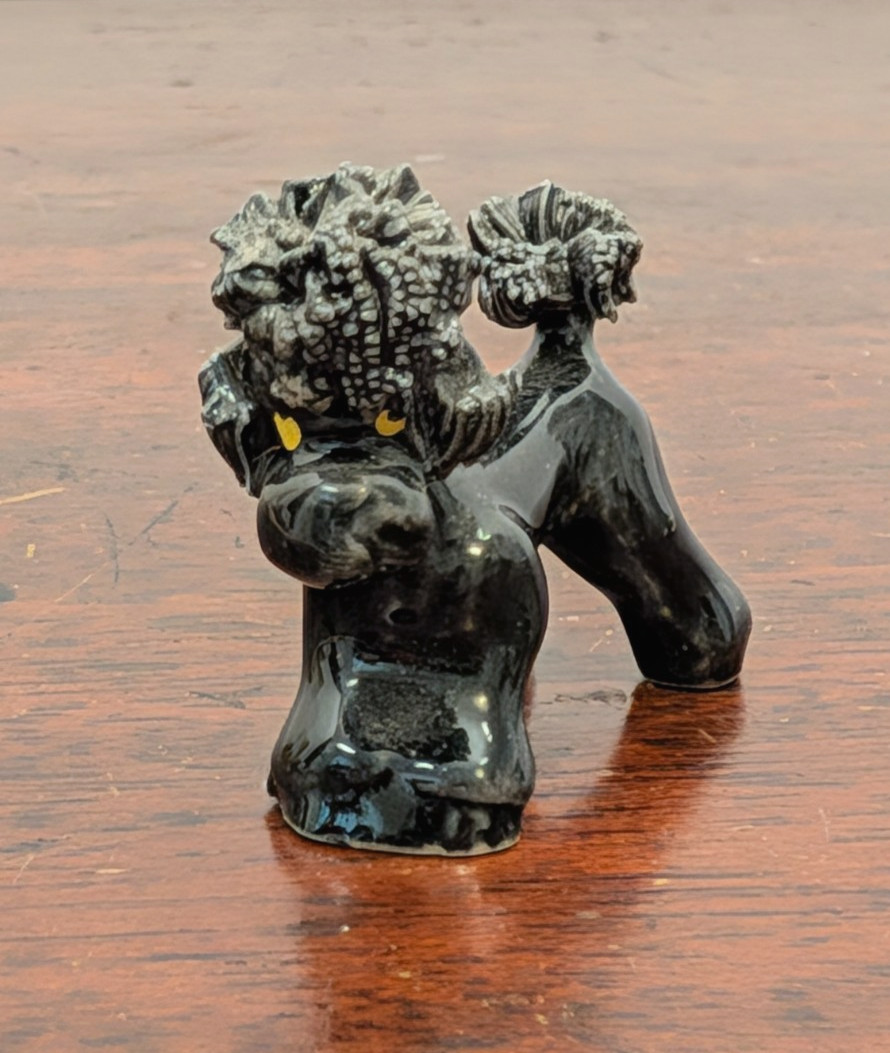 Vintage Ceramic Poodle Figurine 2\