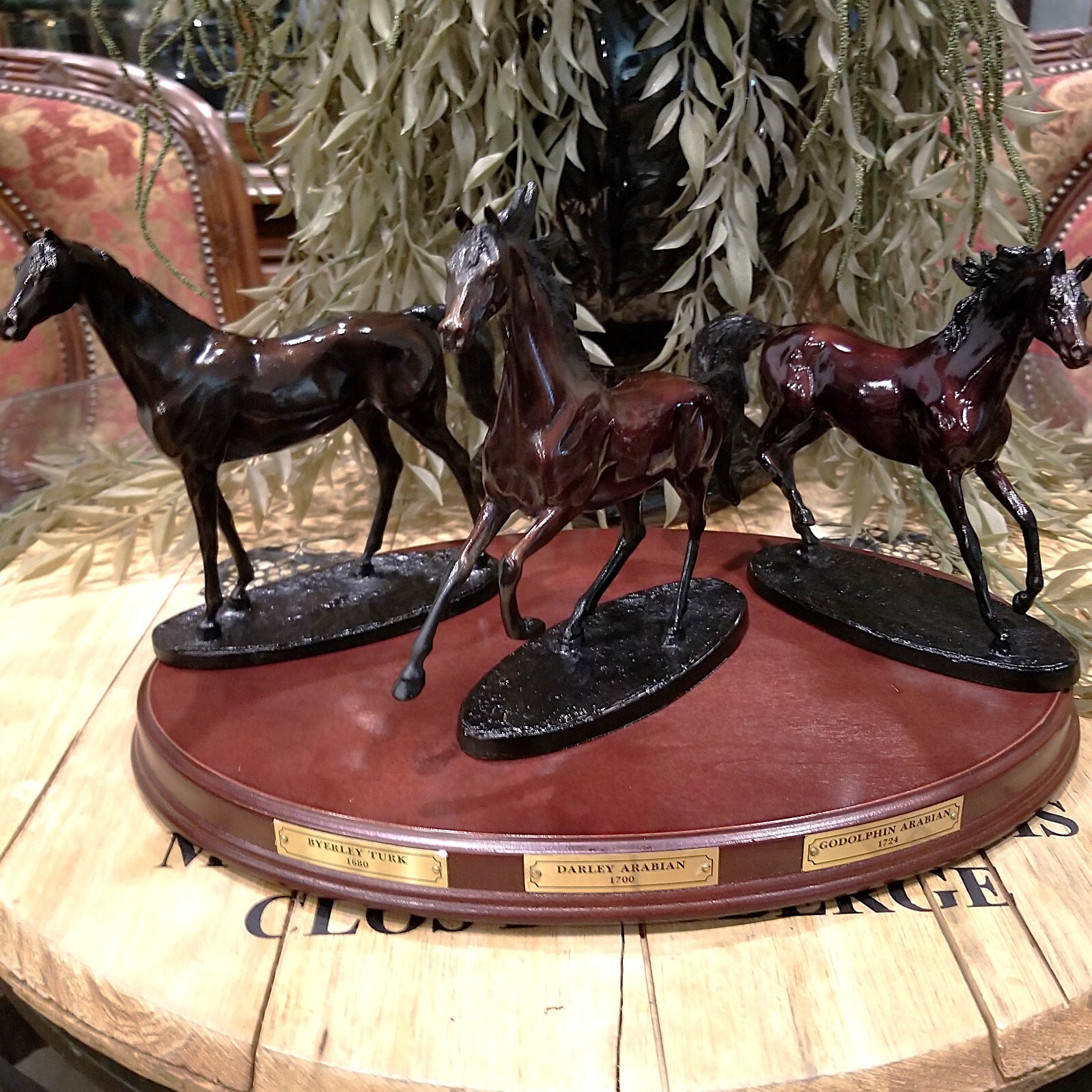 Franklin Mint GIL PARKER Bronze Horses The Origins Of Champions Set