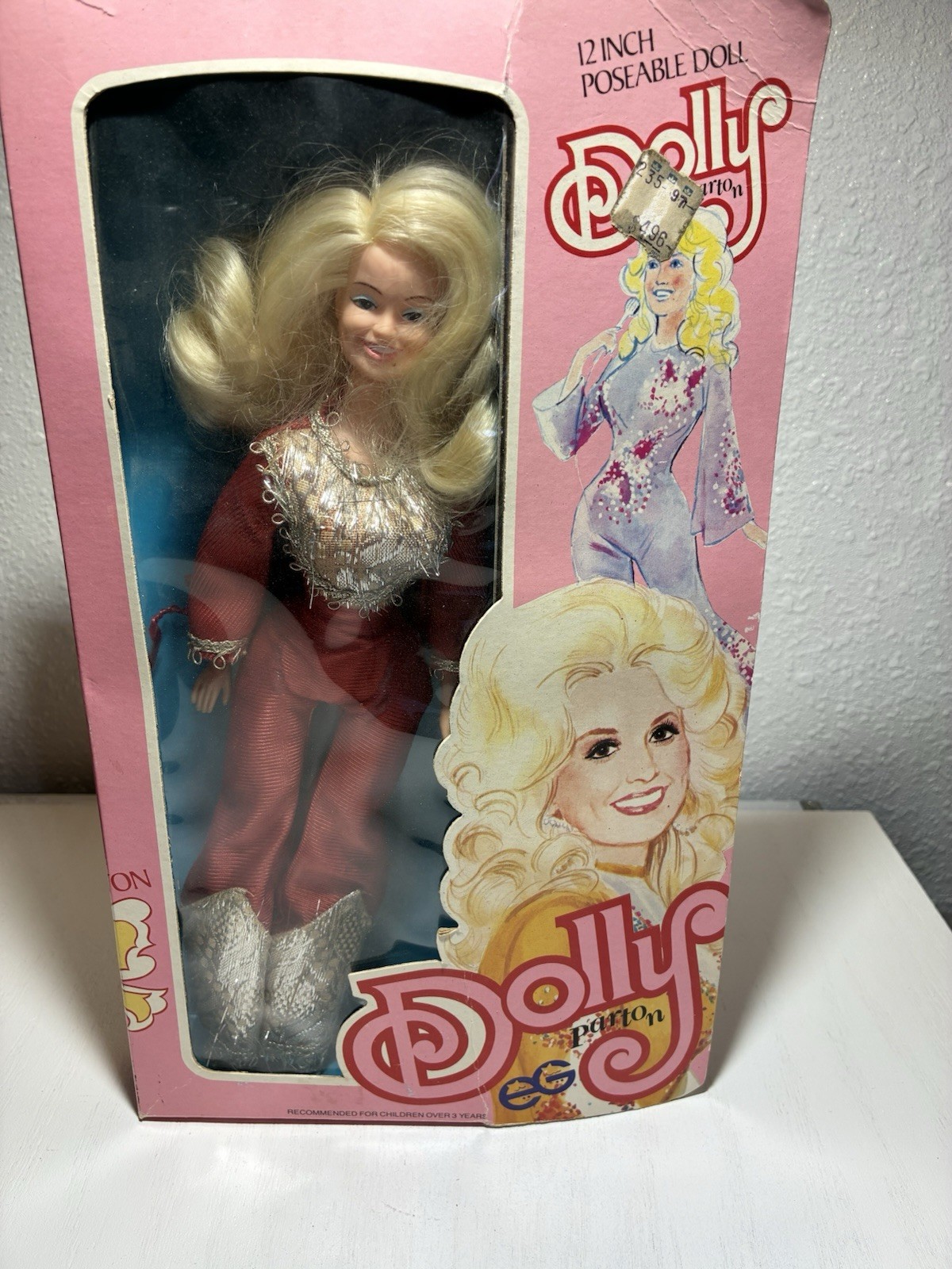 Vintage 1978 Goldberger Dolly Parton 12 Inch Doll In Box