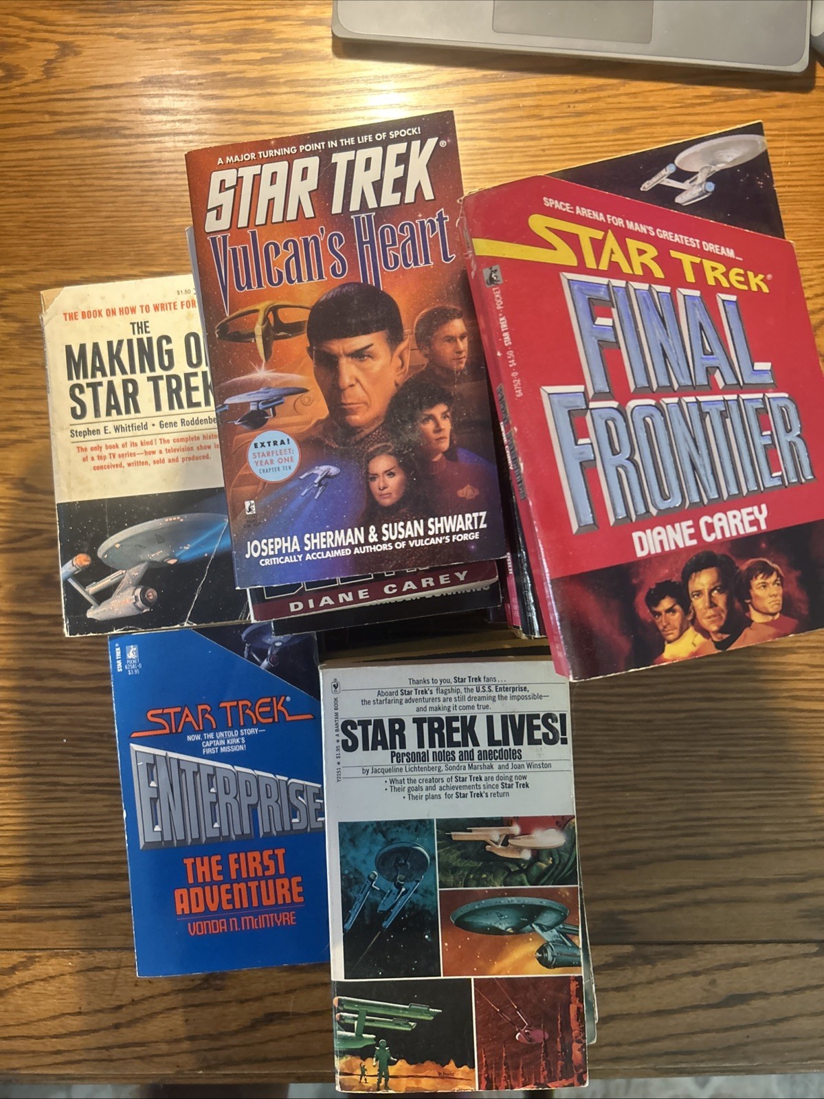 Lot Of 35 Star Trek Paperback Books 