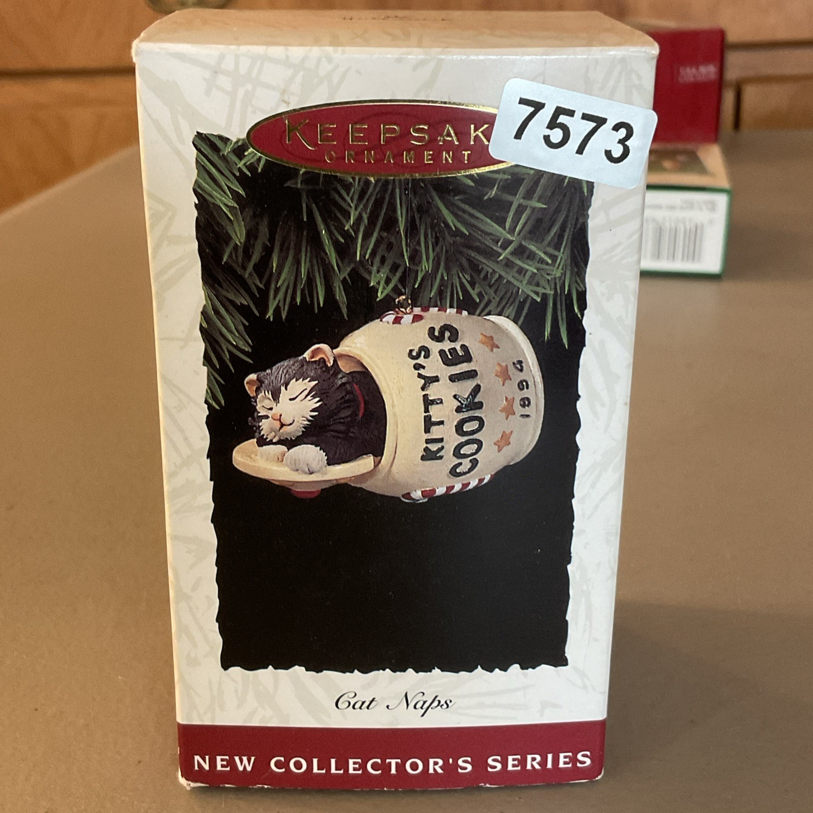 Hallmark Keepsake Cat Naps 1994 Ornament New Collector's Series #1 Christmas