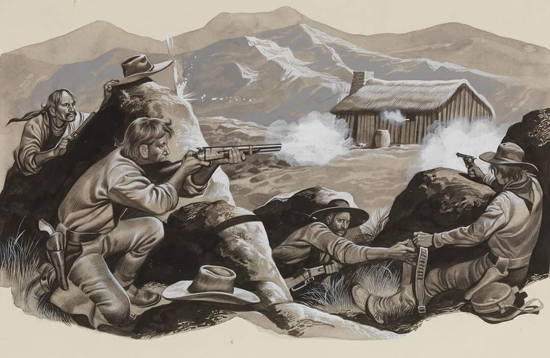 Ron Embleton Original Western Art  