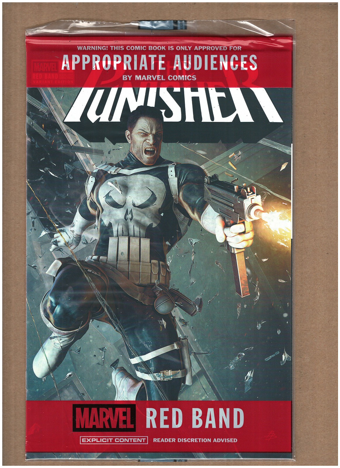 Punisher: Red Band #4 Marvel Sealed 2025 Bjorn Barends Variant 1:25 NM 9.4
