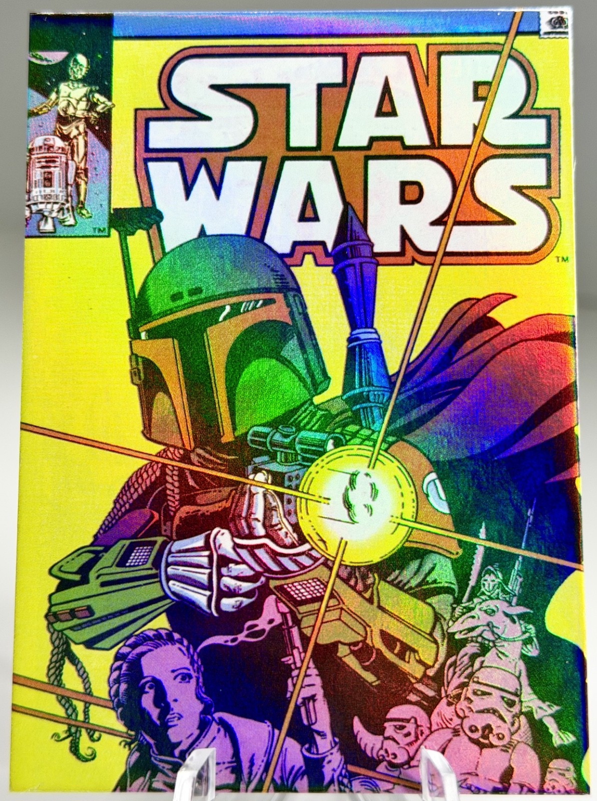 🔥 2024 Topps Star Wars Masterwork #68 MC-17 Rainbow Marvel Comic Covers /299 🔥