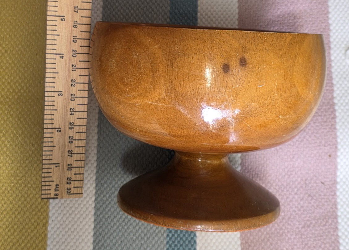 6  inch vintage milo wood umeke calabash bowl hawaii hawaiian