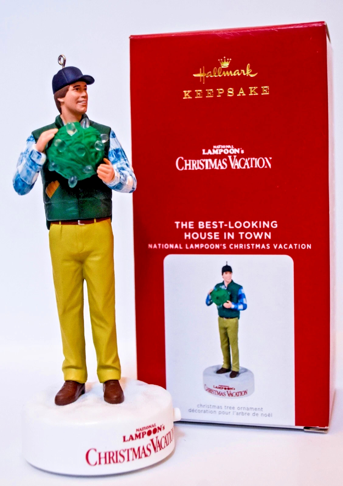 Hallmark 2021 Christmas Vacation Clark Griswold Magic Sound Light Ornament