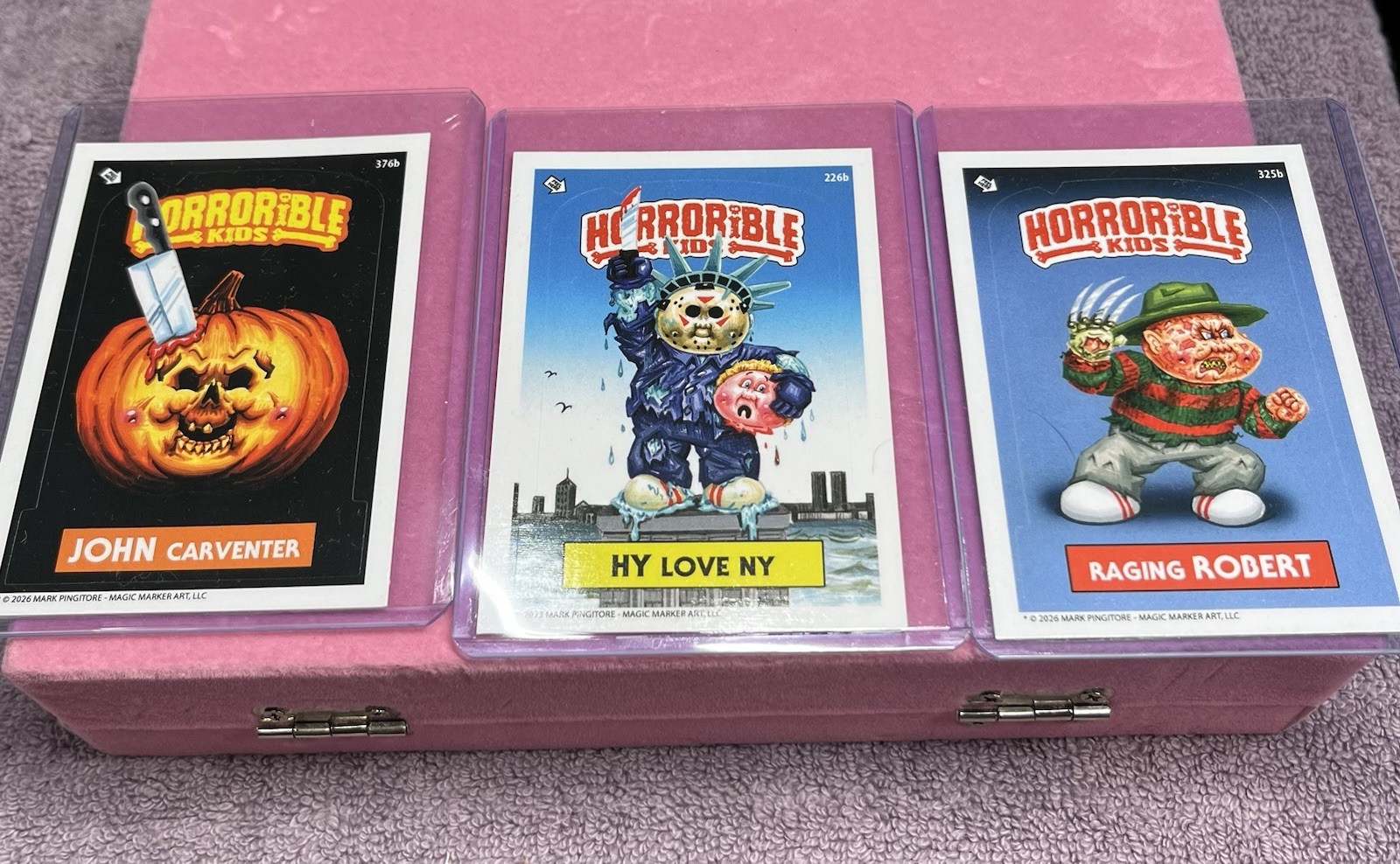 Set/3 Horrorible Kids Collector Cards Halloween  Edition Mint Condition