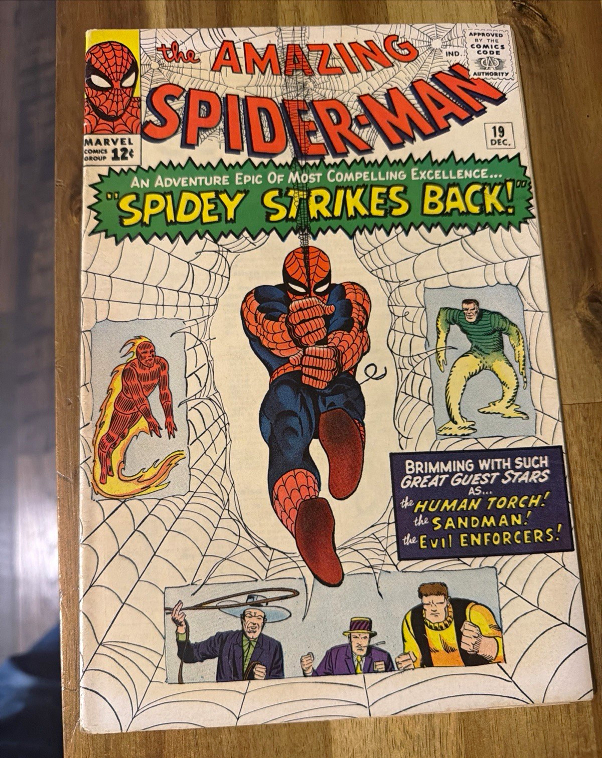 The Amazing Spider-Man #19 VF-(7.5-8.5) 1st Scorpion Marvel Silver Age 1964