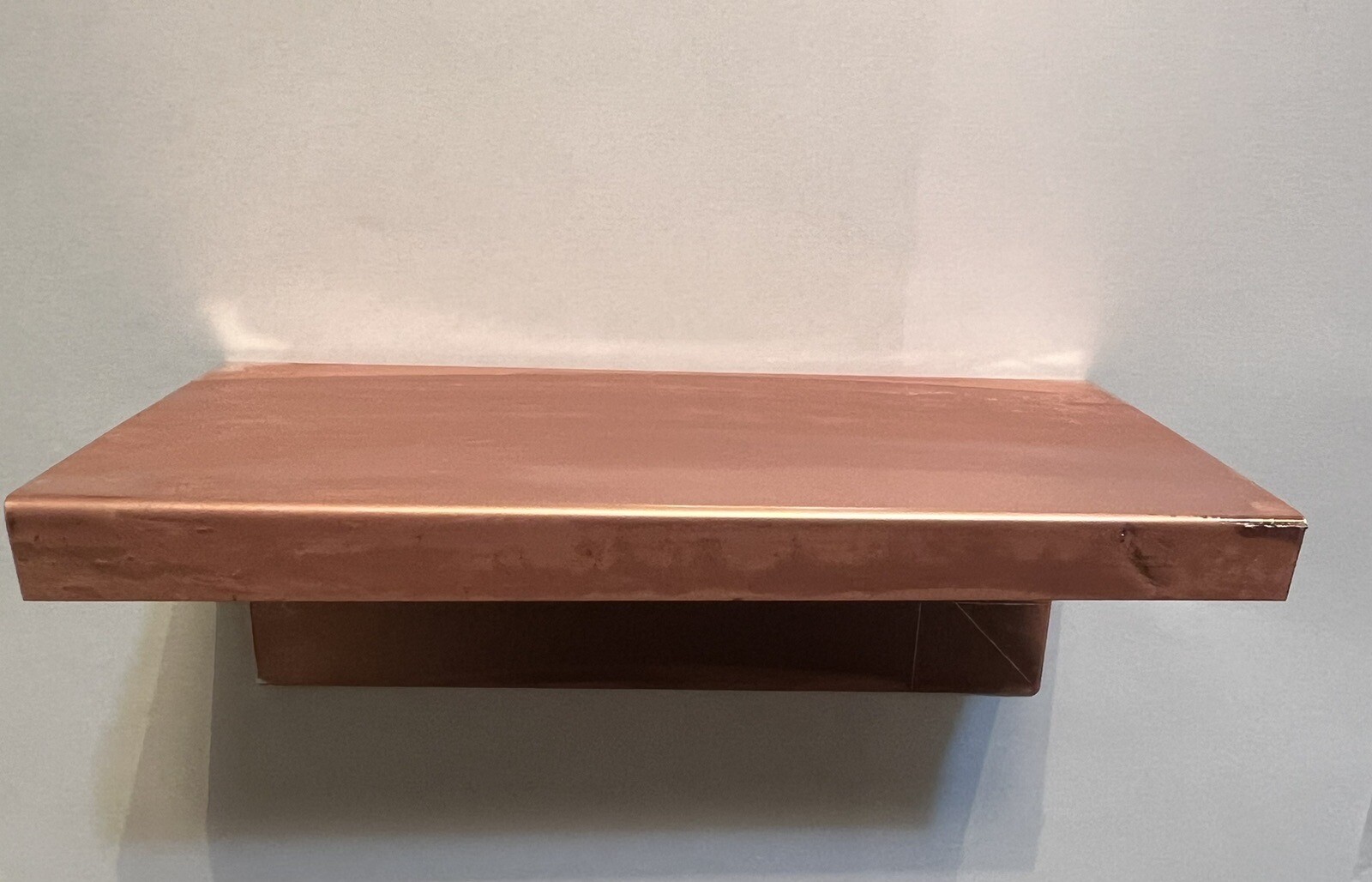 Modern / Rustic / Industrial Pure Copper Wall Mountable Decorative Shelf/Decor 