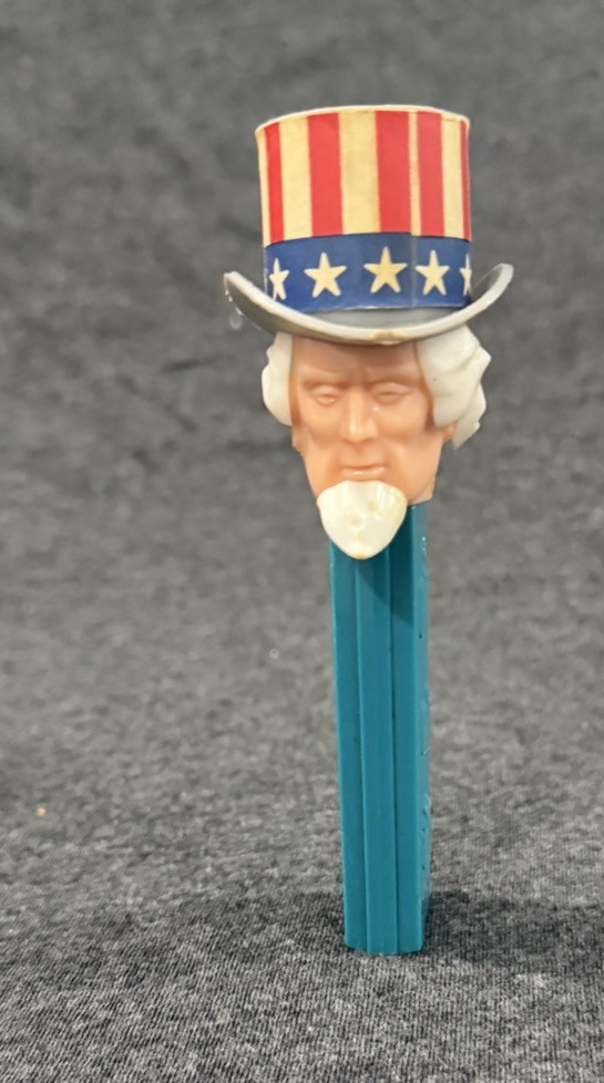 Pez Uncle Sam Bicentennial No Feet Vintage Austria Dispenser Cracked