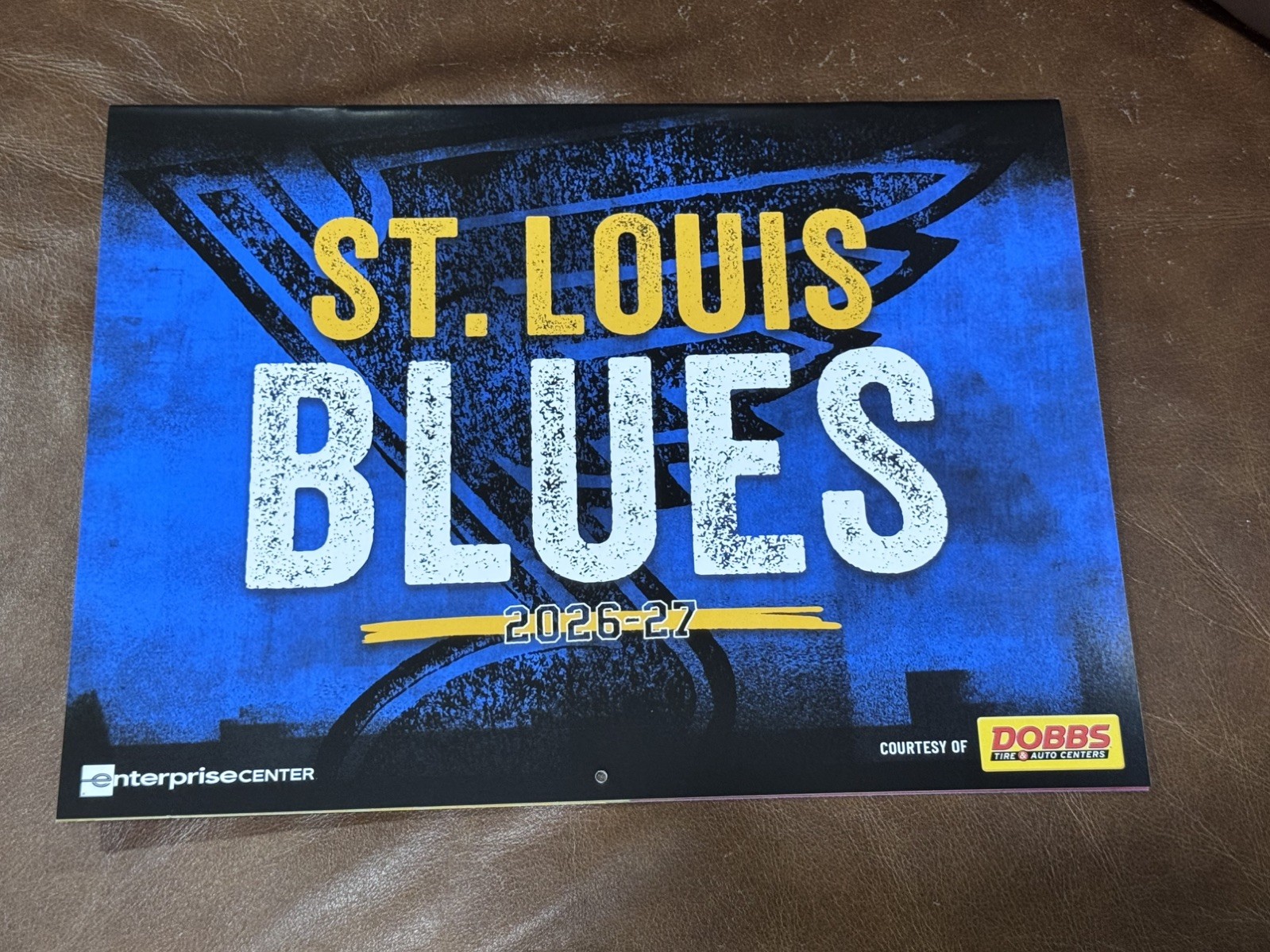 St. Louis Blues 2026-27 Wall Calendar Schedule SGA 