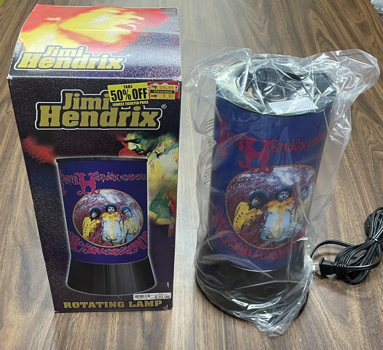 RARE Vtg Jimi Hendrix 1994 Rabbit Tanaka Motion Lamp Light The Experience NEW