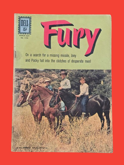 Fury #1296 1962 Dell Four Color Peter Graves Photo Cover Tom Gill