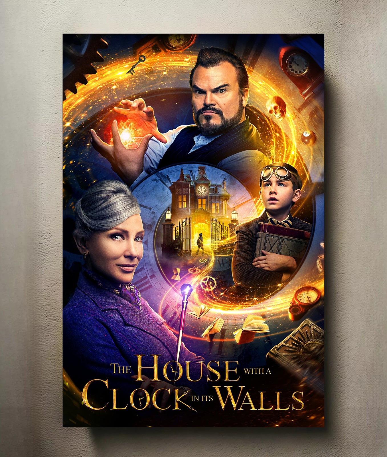 The House with a Clock in Its Walls 8x12 Metal Movie Poster Sign