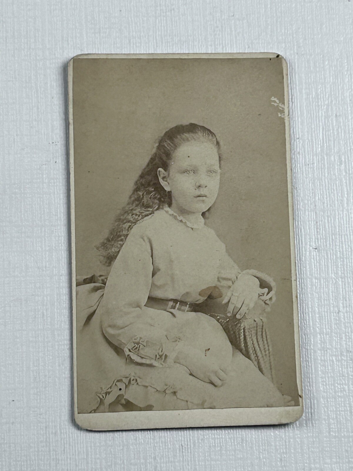 CDV Photo Mame Thompson Bordentown NJ