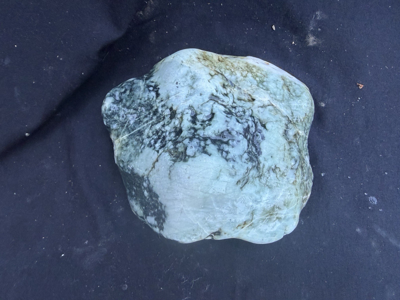 Large Natural Green Serpentine Marble Rough Display Stone Jade Look Lapidary