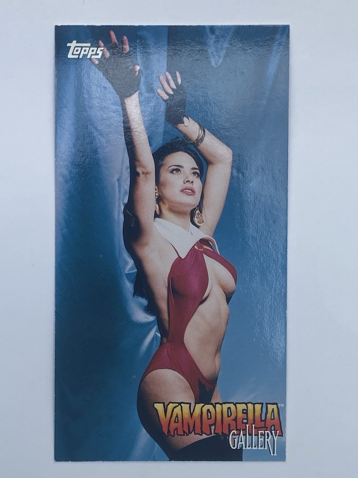1995 Topps Vampirella Gallery Promo Card #P-6 P6 Model Photo Sascha Knopf Harris