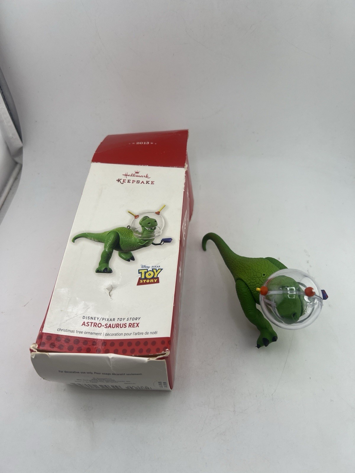 Disney Hallmark Ornament Toy Story Astro-Saurus Rex Dinosaur Chritmas READ