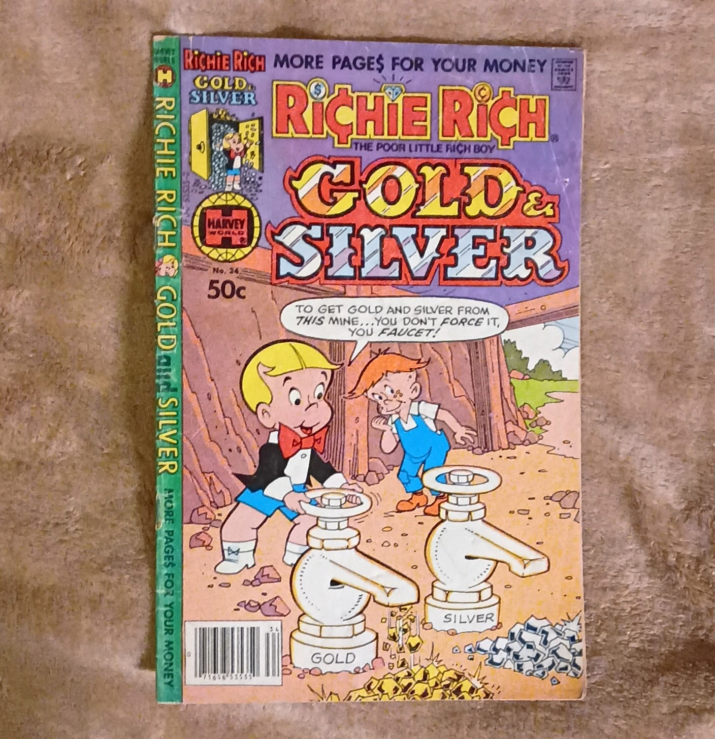 Harvey Richie Rich Gold & Silver #34 Copper Age US Comics Single Issue