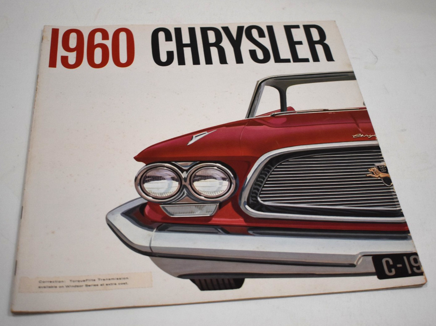 Vtg. 1960 Chrysler Auto Dealer Sales Large Booklet Brochure - All Models