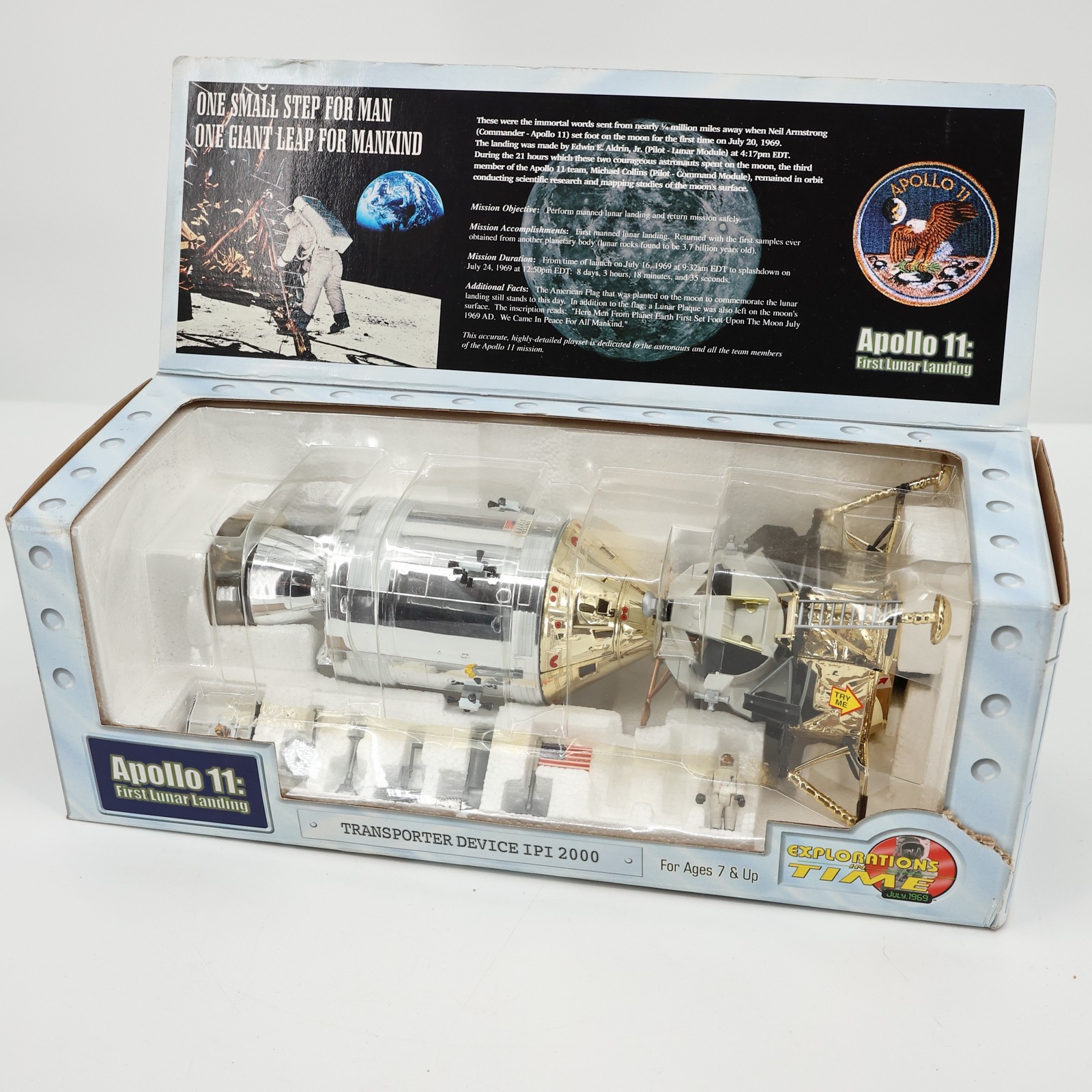 IPI Toys Explorations in Time Apollo 11 First Lunar Landing Playset EI7901