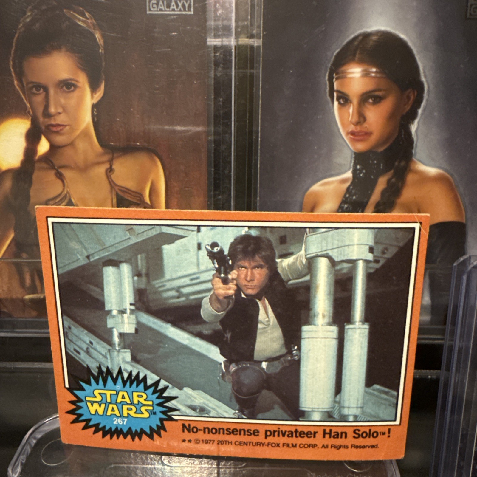 1977 Topps Star Wars #267 No-nonsense privateer Han Solo