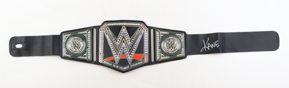 Kane Signed WWE Heavyweight Championship Belt (JSA) Toy/Mini Belt