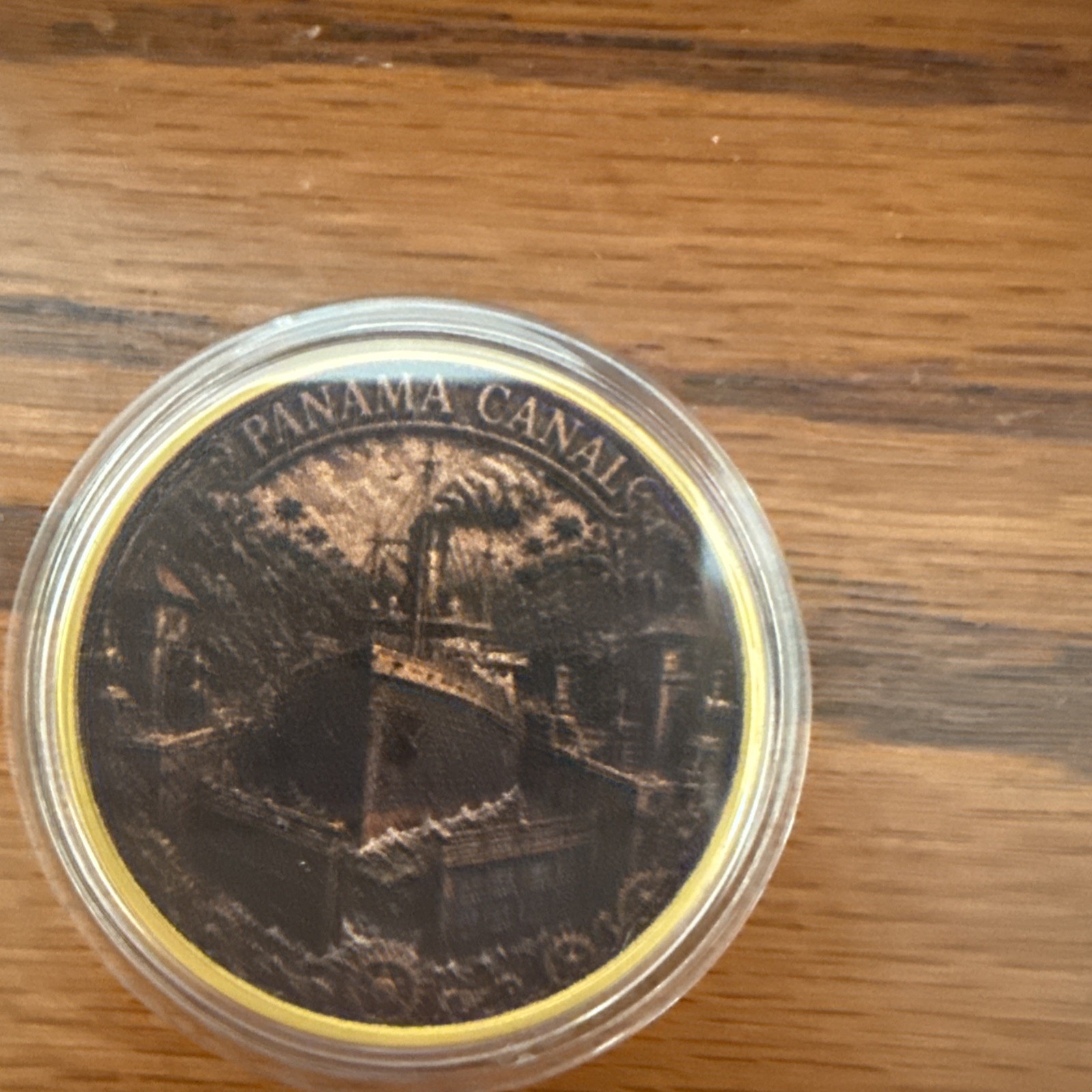 “Panama Canal” Alloy Collectible Coin