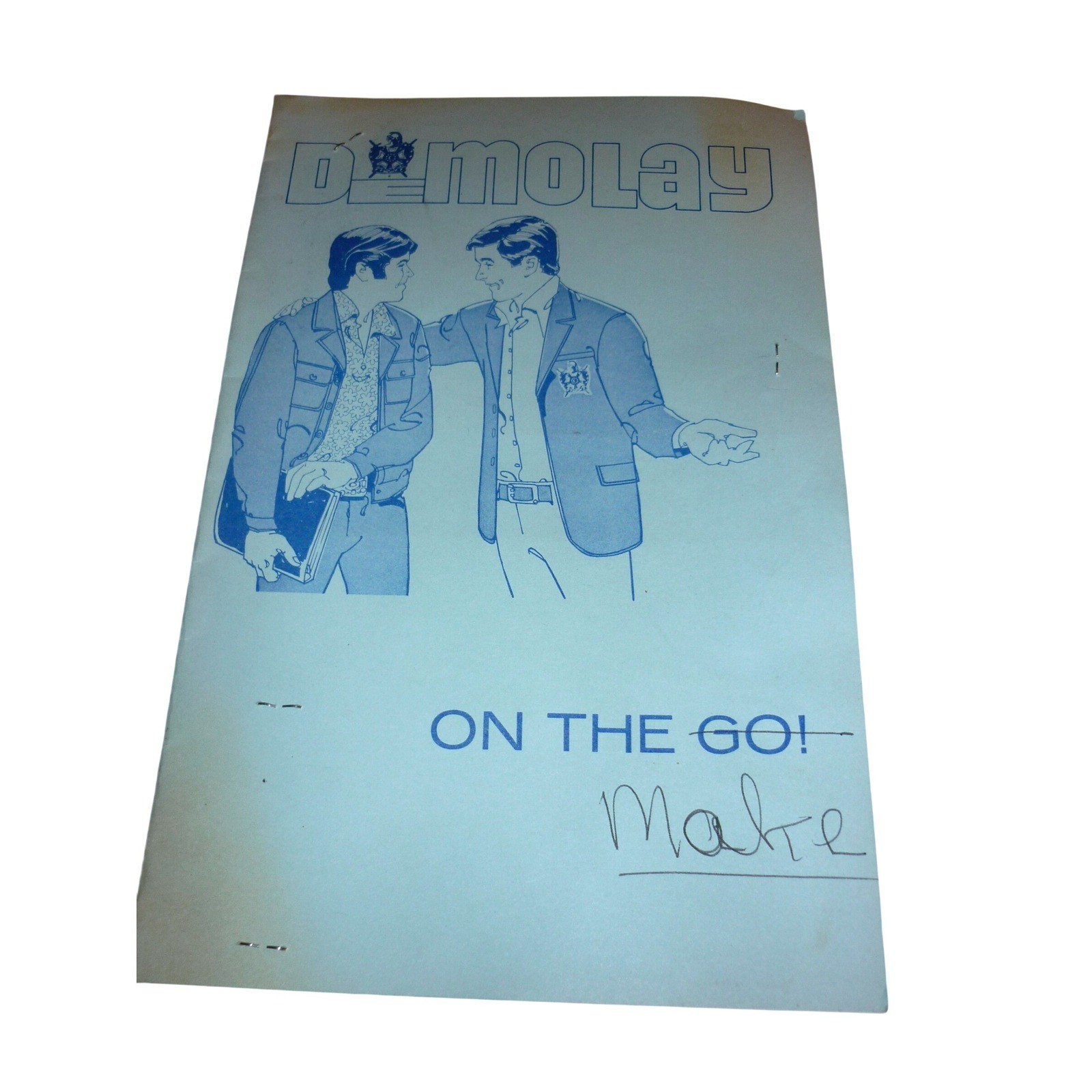 1974 DeMolay Masonic Program Oxford Ohio Scrapbook w/ Vintage 70s Photos