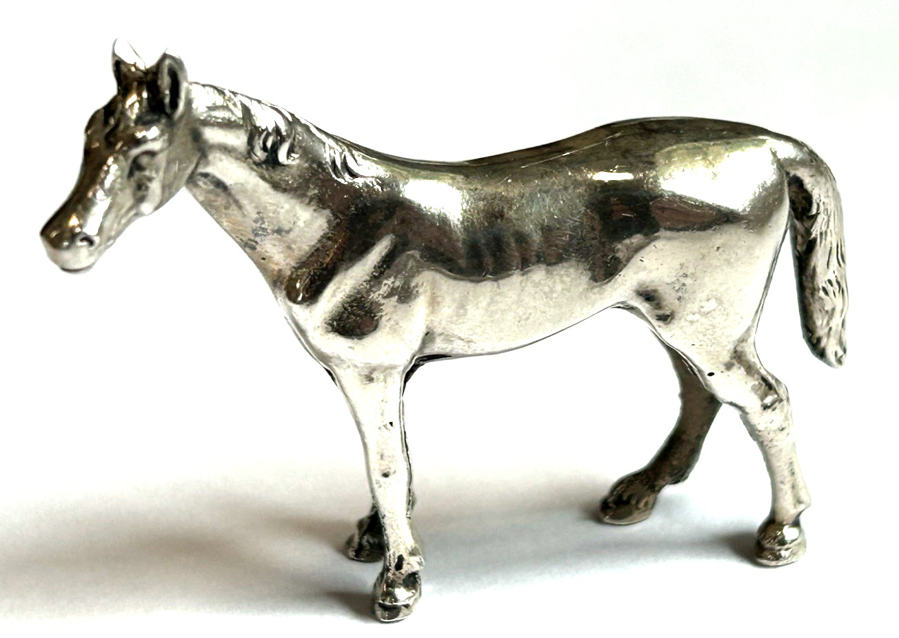 Sterling Silver Horse Figurine Figure 925 29.98 Grams