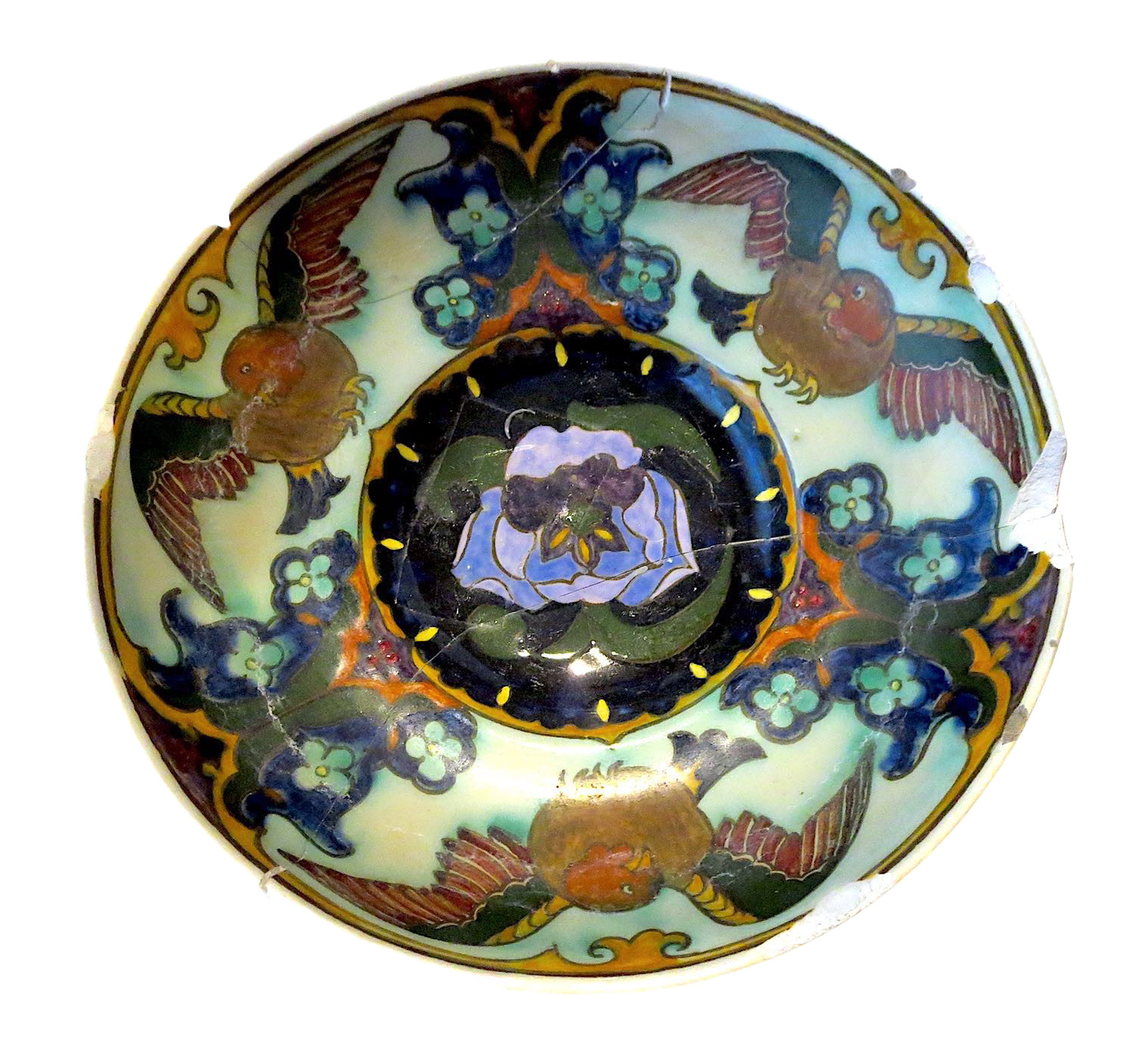 ROZENBURG Art NOUVEAU - Antique Plate DUTCH