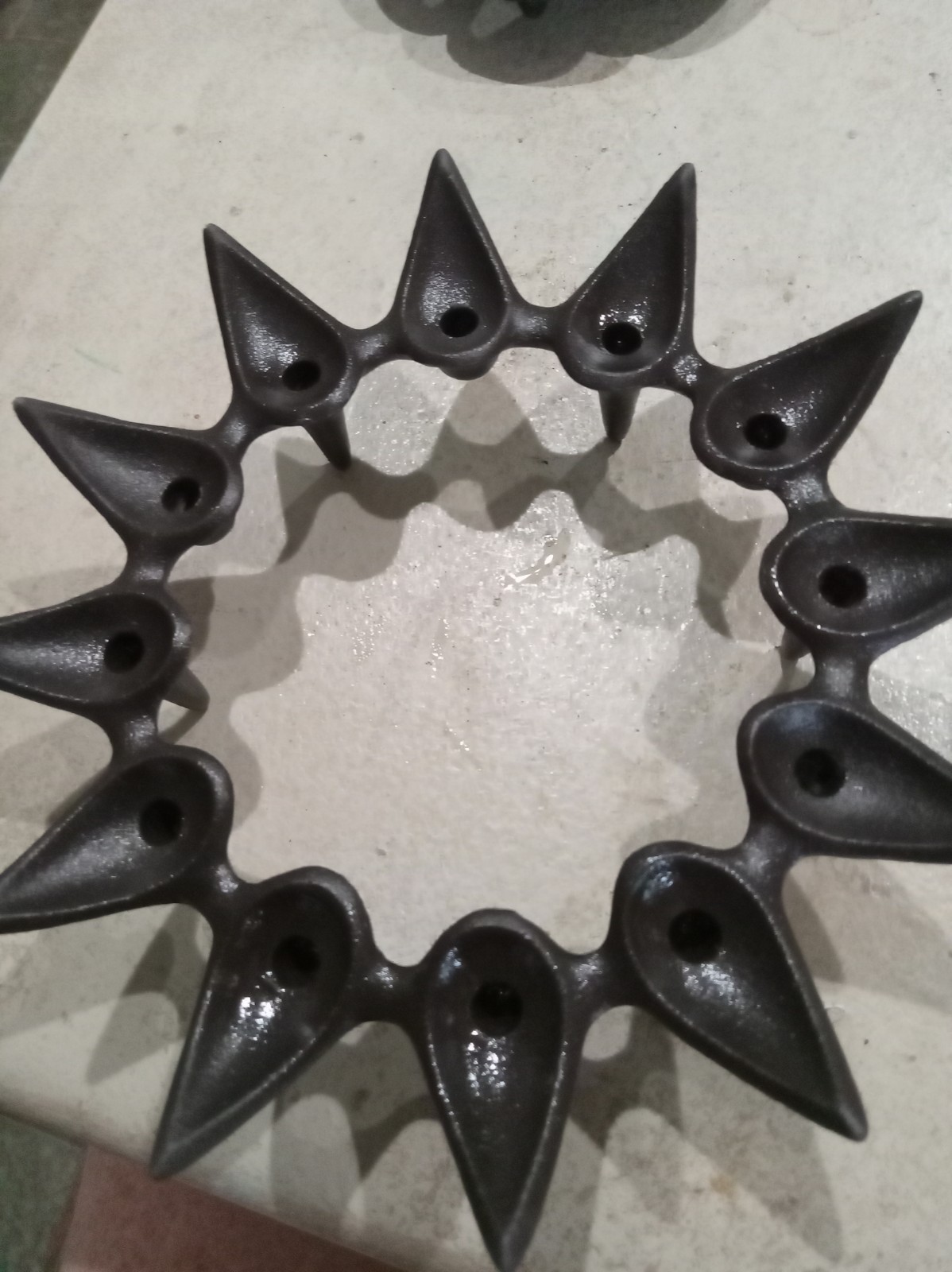 Vintage Cast Iron Starcluster Tiny Taper 1/4 Candle Holder Jens Quistgaard Dansk