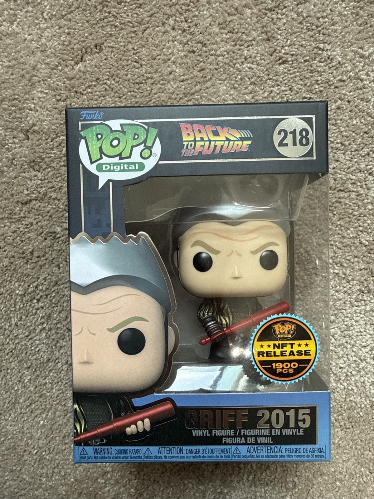 Funko Pop Digital Back to The Future 2 Griff 2015 #218 1900 Pcs
