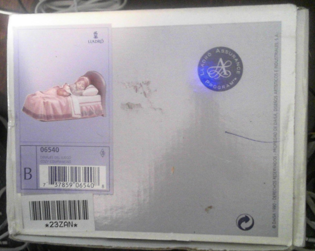 Vintage Lladro Figurine Cozy Companions 06540 In Box