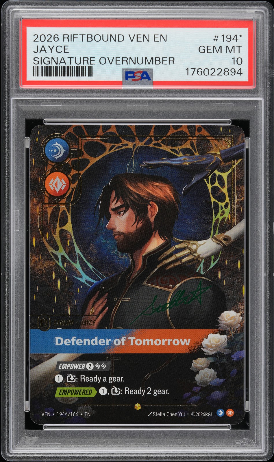 RIFTBOUND: LEAGUE OF LEGENDS VEN-VENDETTA JAYCE - DEFENDER OF TOMORROW PSA 10