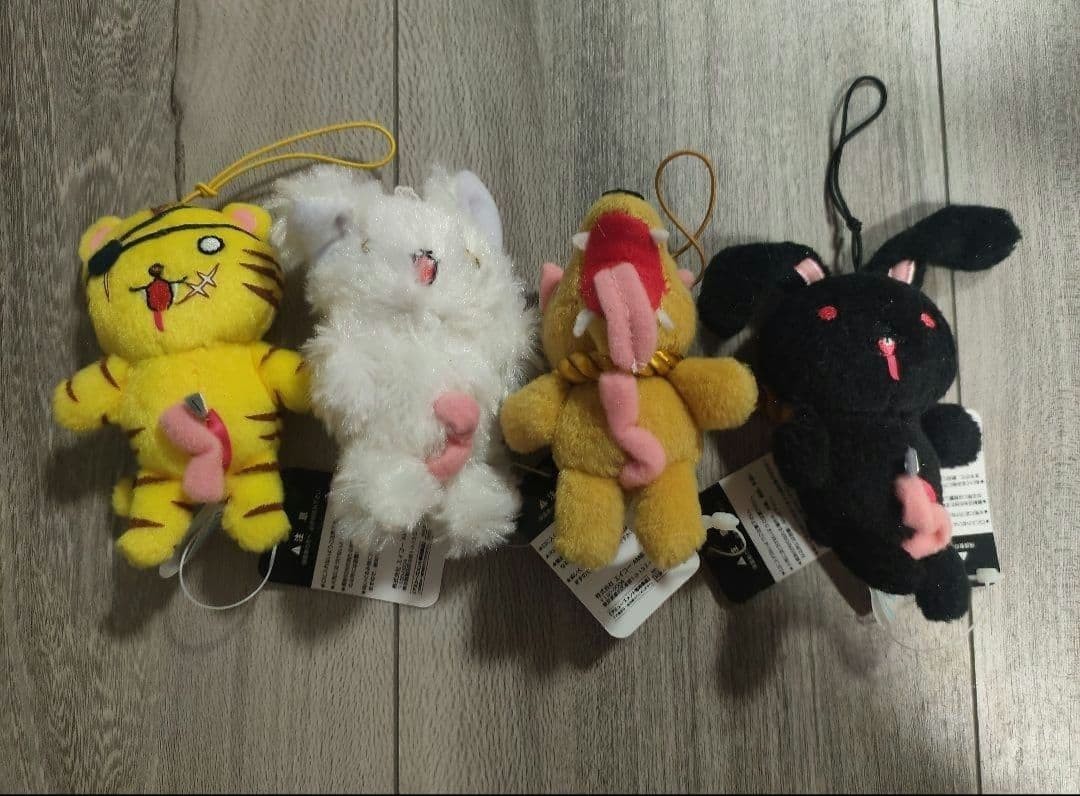 Kampfer Harakiri Animal Mascot Set of 4 Official Limited Edition Rare
