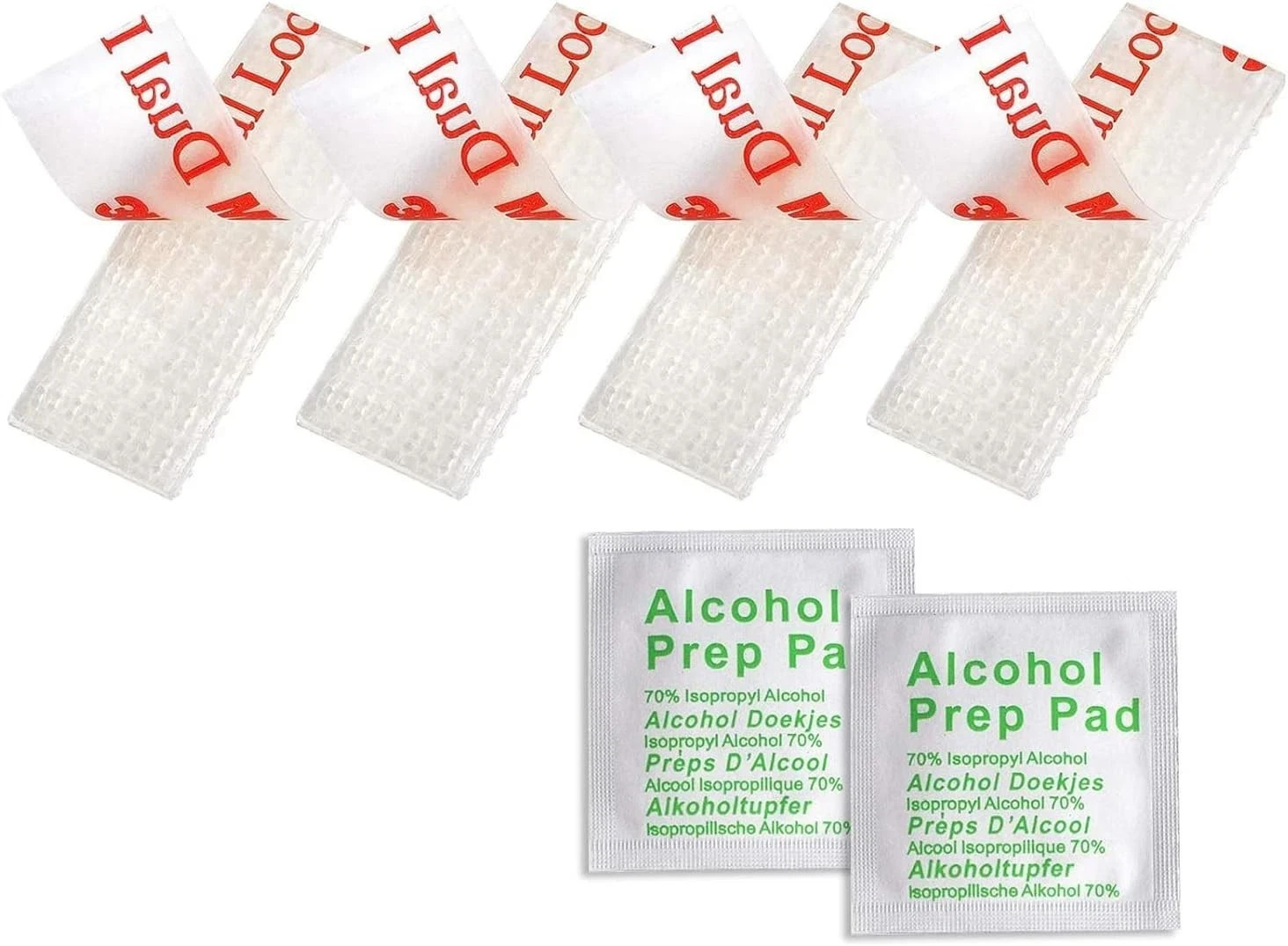 4 Piece EZ Pass Mounting Strips - Easy Install Acrylic Dual Lock Adhesive Strips