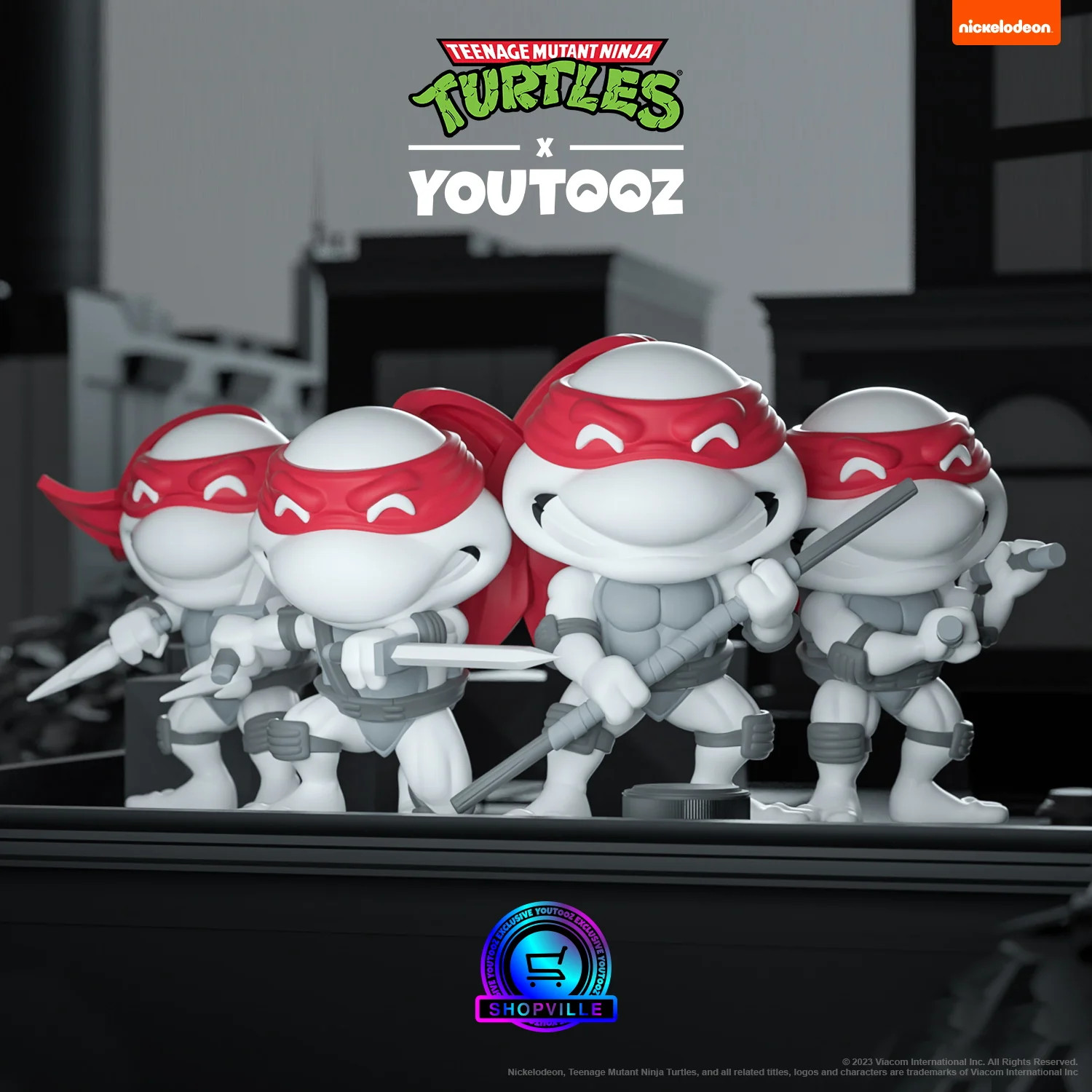 Youtooz x Shopville Exclusive: Teenage Mutant Ninja Turtles Collection [Black &
