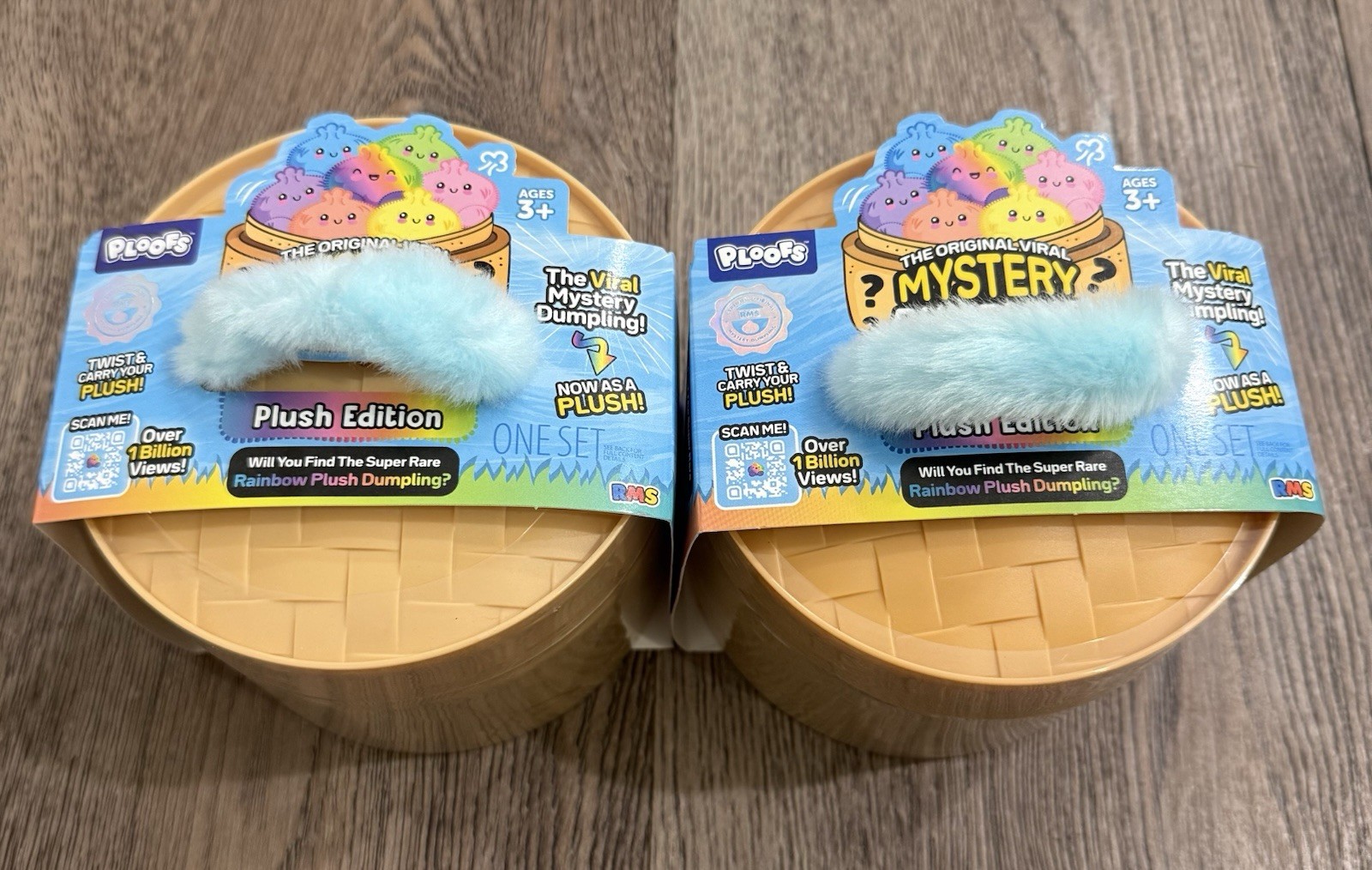 Five Below Ploofs RMS Viral Squishy Mystery Dumpling Plush - Set Of 2 (Sealed)
