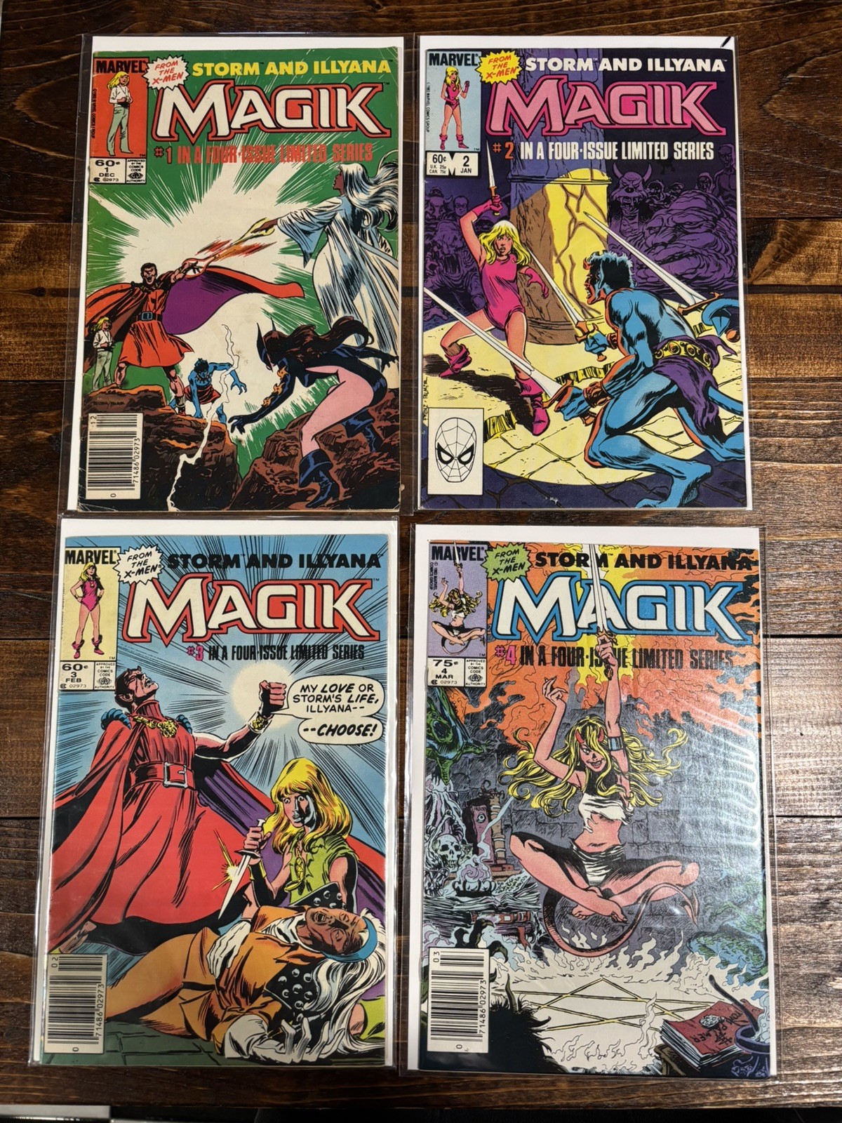 Magik Storm And Illyana #1-4 1983 MARVEL COMICS 4-Issue Set Limited