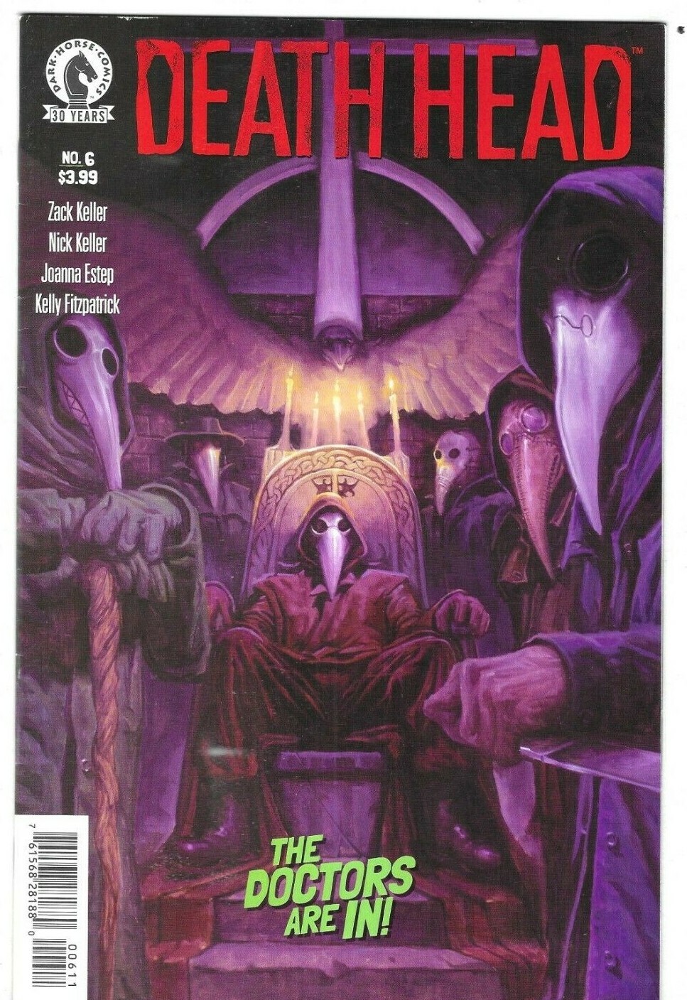 Death Head Comic 6 First Print Cover A E M Gist 2016 Zack and Nick Keller 