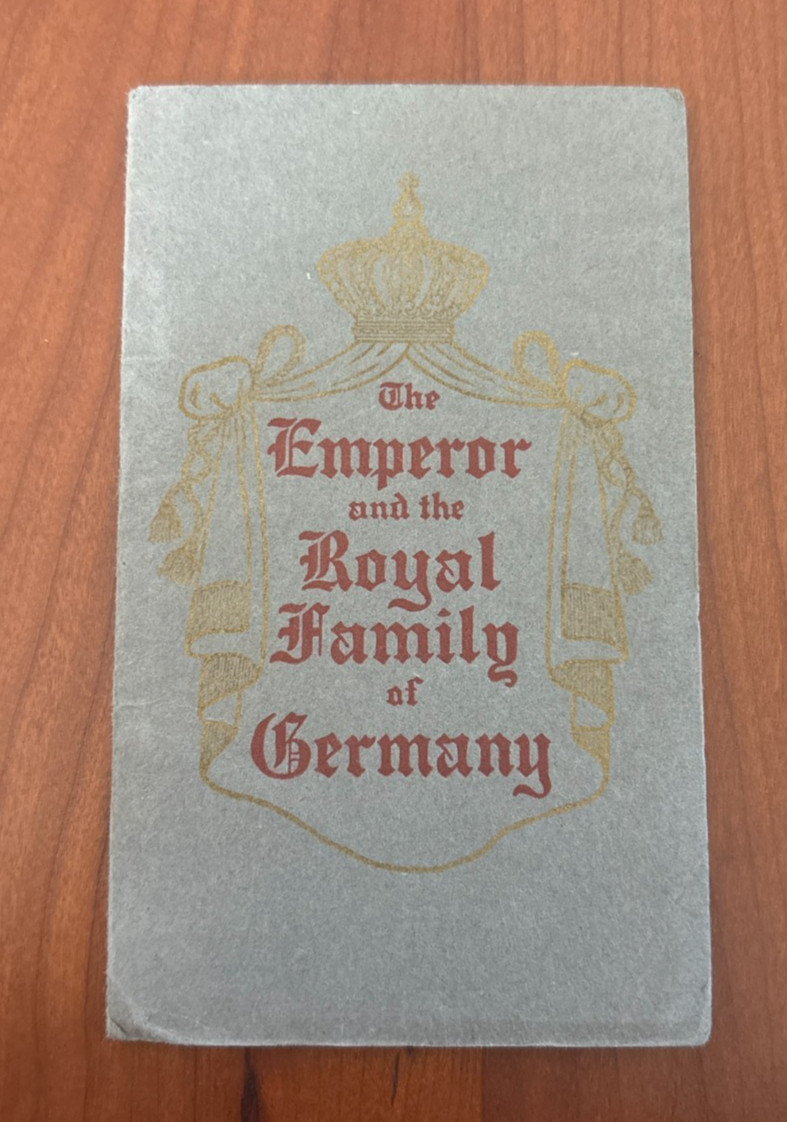 RARE 1882-92 The Emperor and the Royal Family of Germany Booklet