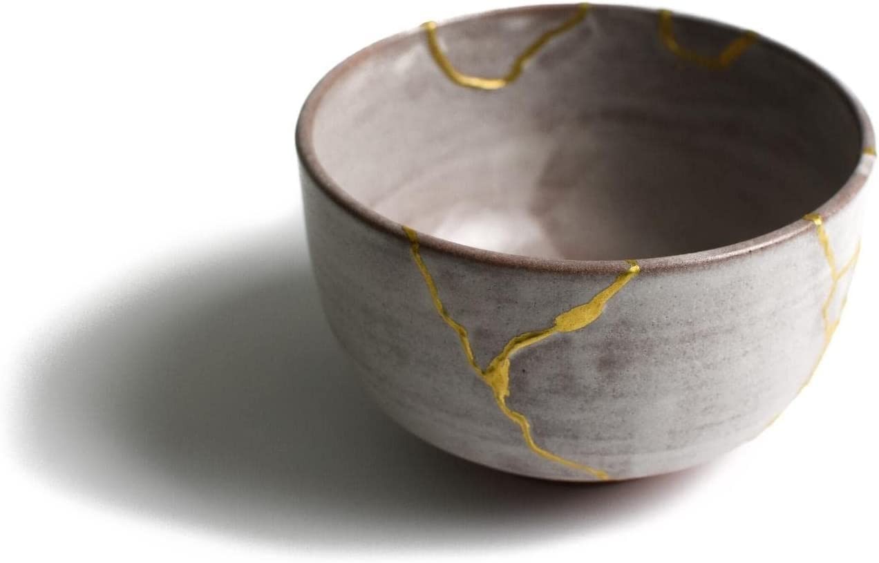 Handcrafted 24K Gold Kintsugi Bowl for Matcha Tea - Unique Japanese Art Piece