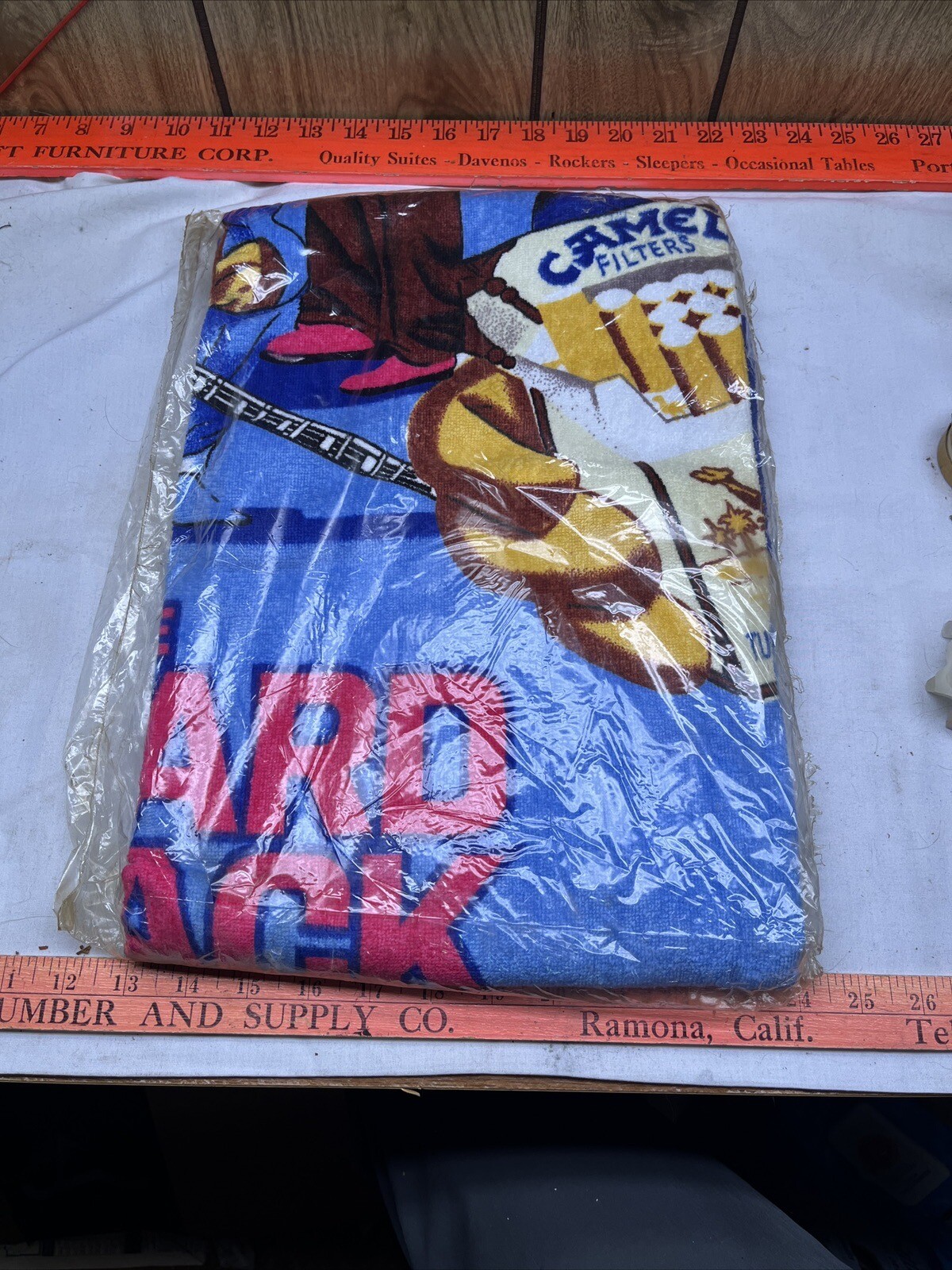Unopened Vintage Camel Hard Pack Beach Towel
