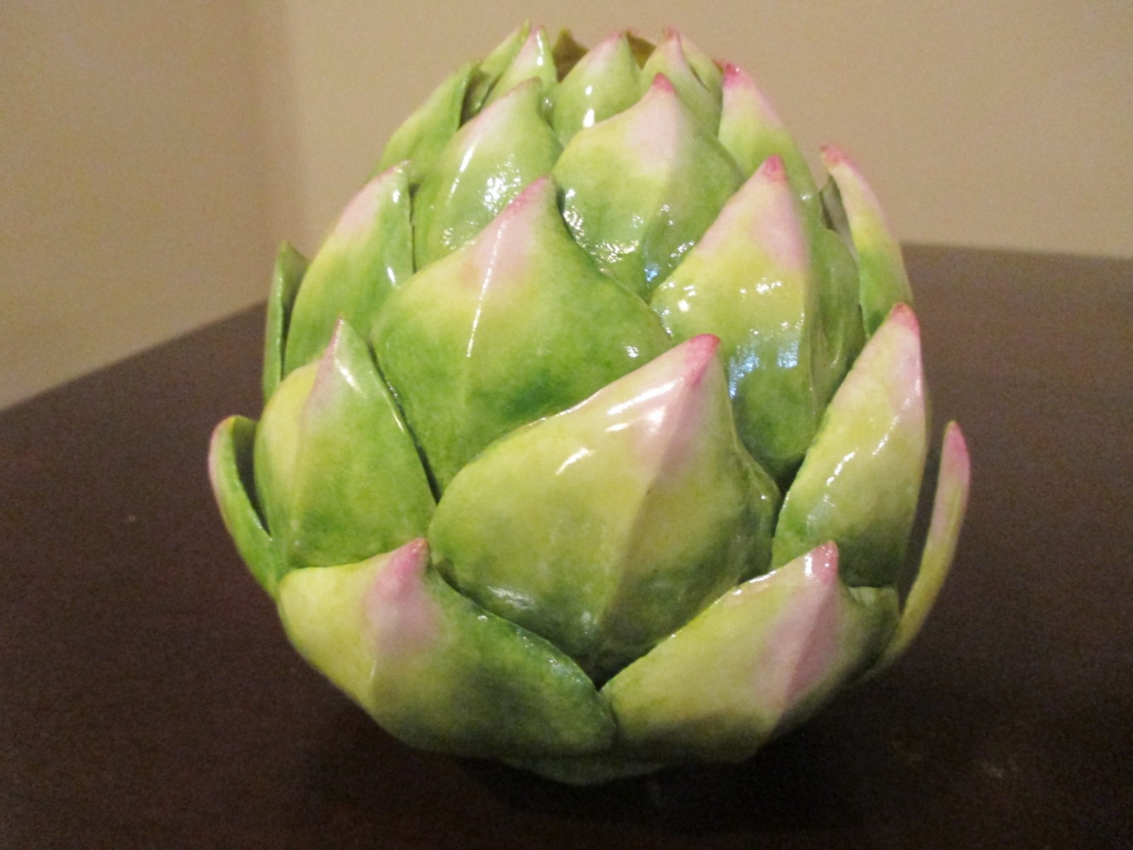Katherine Houston Porcelain ARTICHOKE  1992 Beautiful details.