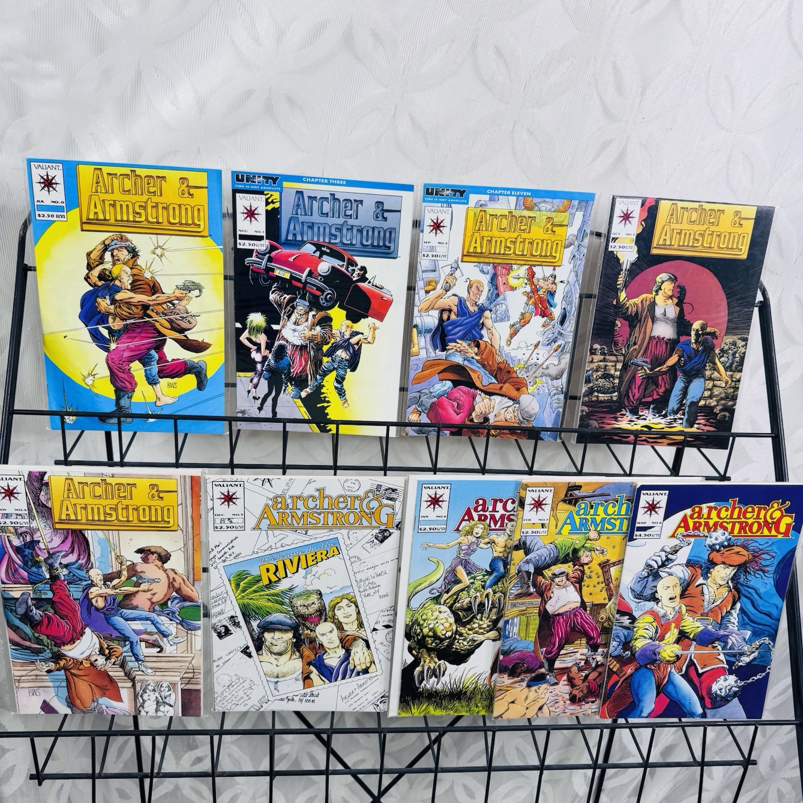 Archer And Armstrong 0-8 Lot Valiant Barry Windsor-Smith Ivan Timewalker Unity