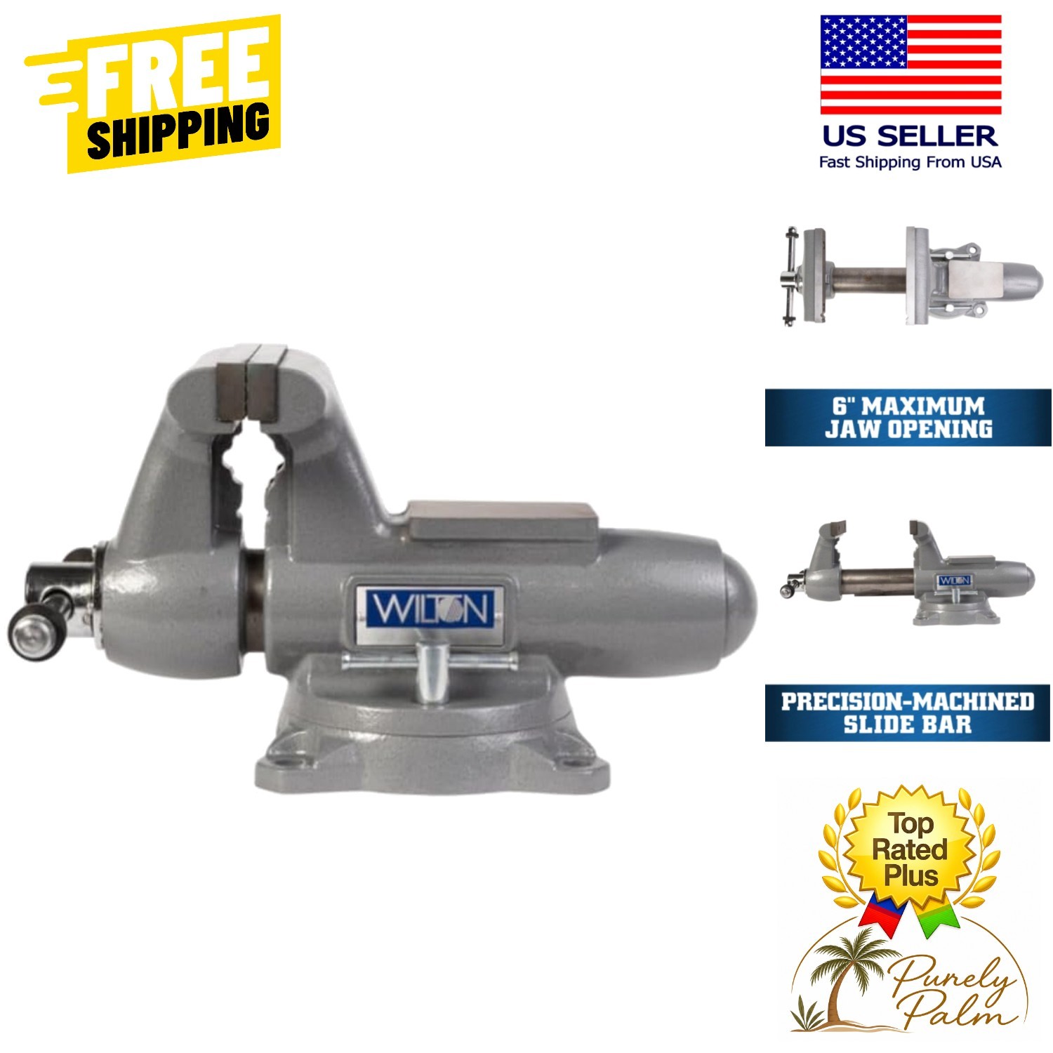 Wilton 6-Inch Apprentice Vise - Heavy-Duty 72000 PSI Ductile Iron Construction