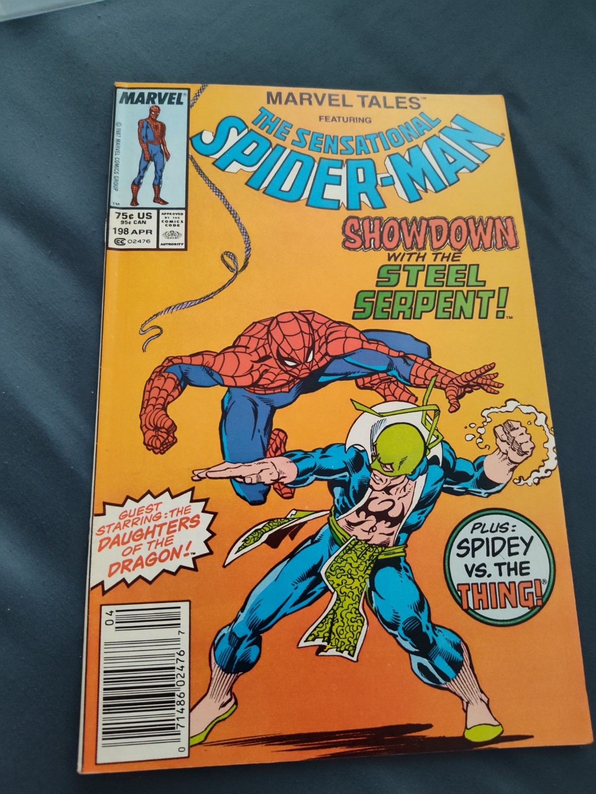 Marvel Tales #198 Mark Jewelers Variant (Marvel Comics April 1987) Marvel Tales #198 Mark Jewelers Variant (Marvel Comics April 1987)