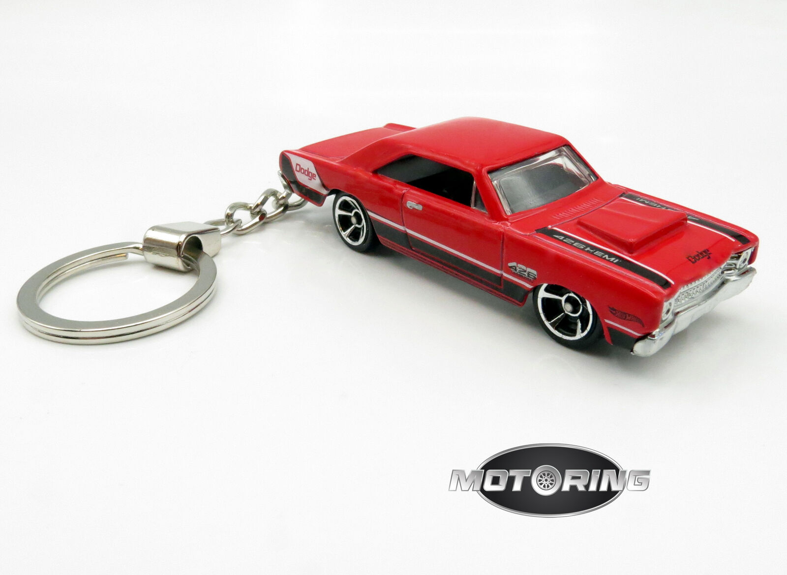 1968 '68 Dodge Dart Red Car Rare Novelty Keychain 1:64 Diecast